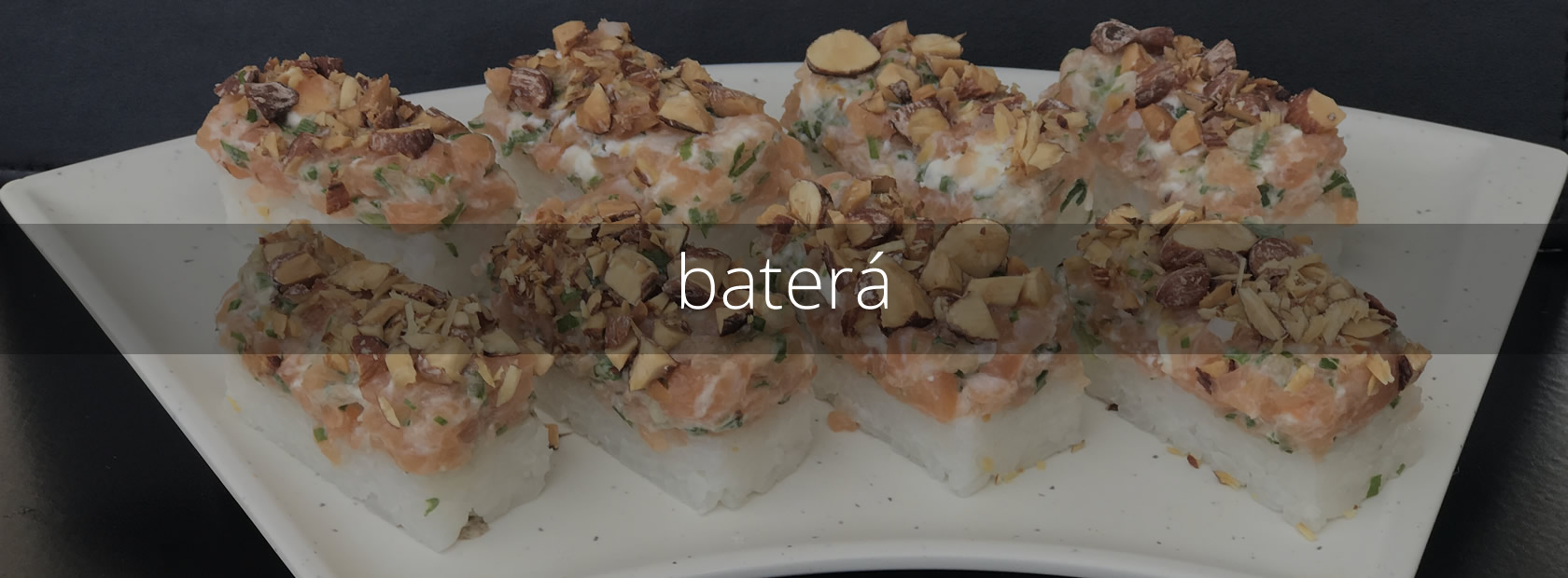 NOVIDADE!! Batera de Atum, Shimeji e Salmo